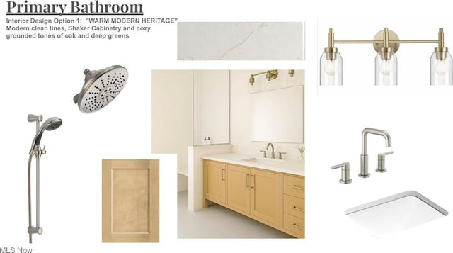 15813 Hemlock Rd, Chagrin Falls, OH 44022 - bathroom featuring vanity and tile patterned floors