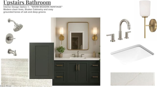 15813 Hemlock Rd, Chagrin Falls, OH 44022 - full bathroom featuring vanity
