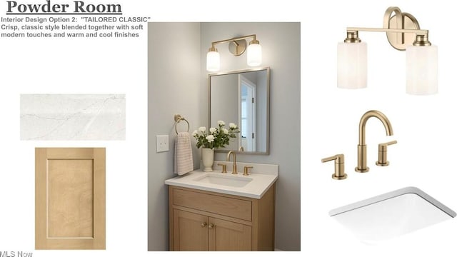 15813 Hemlock Rd, Chagrin Falls, OH 44022 - bathroom with vanity