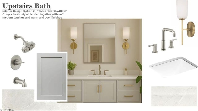 15813 Hemlock Rd, Chagrin Falls, OH 44022 - full bath featuring vanity