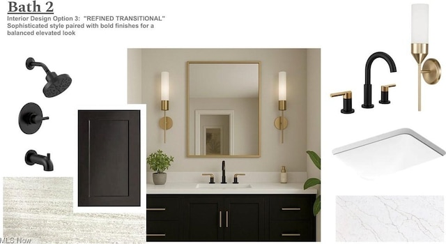 15813 Hemlock Rd, Chagrin Falls, OH 44022 - bathroom featuring vanity