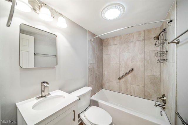 1372 Golden Gate Blvd, Mayfield Heights, OH 44124 - bathroom featuring vanity and tub / shower combination