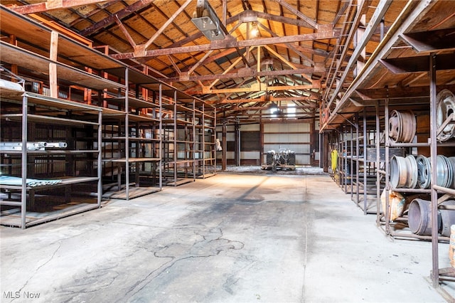 15459 Serfass Rd, Doylestown, OH 44230 - miscellaneous room featuring concrete floors