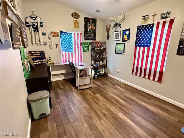 1550 Swift Rd, Waterford, OH 45786 - miscellaneous room featuring wood finished floors and baseboards