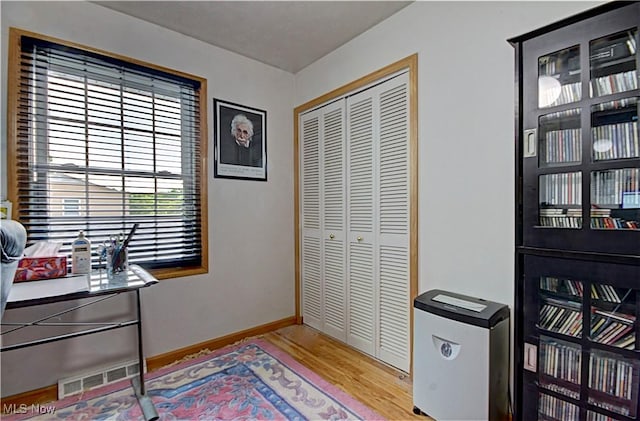 27008 Sweetbriar Dr, North Olmsted, OH 44070 - office with wood finished floors and baseboards