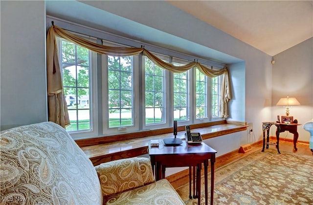 27008 Sweetbriar Dr, North Olmsted, OH 44070 - sitting room with healthy amount of natural light and lofted ceiling