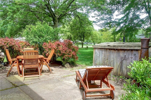 27008 Sweetbriar Dr, North Olmsted, OH 44070 - view of patio with outdoor dining space