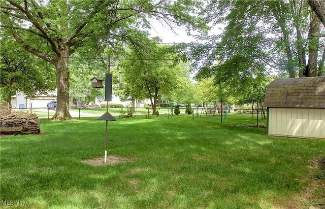 27008 Sweetbriar Dr, North Olmsted, OH 44070 - view of yard with a storage unit
