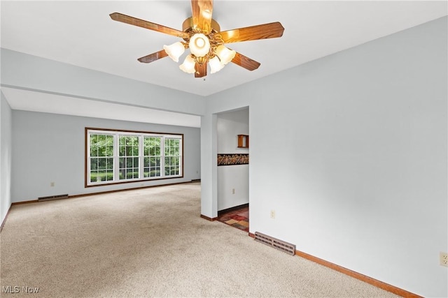 59937 Broadview Rd, Shadyside, OH 43947 - carpeted spare room with ceiling fan and baseboards