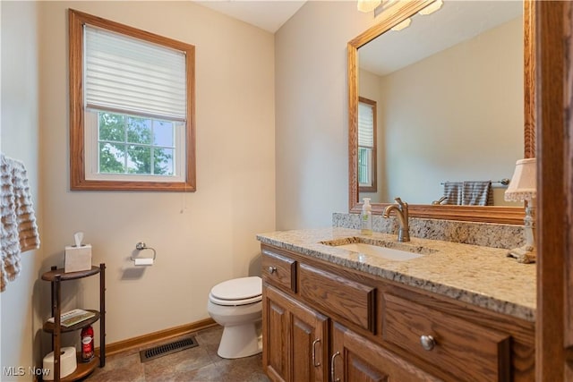 6884 Mapleridge Cir NW, Canton, OH 44718 - bathroom featuring toilet and vanity