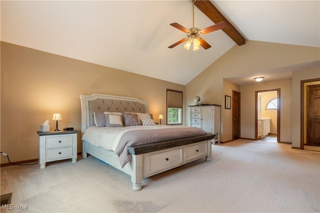 6884 Mapleridge Cir NW, Canton, OH 44718 - bedroom featuring light colored carpet and a ceiling fan