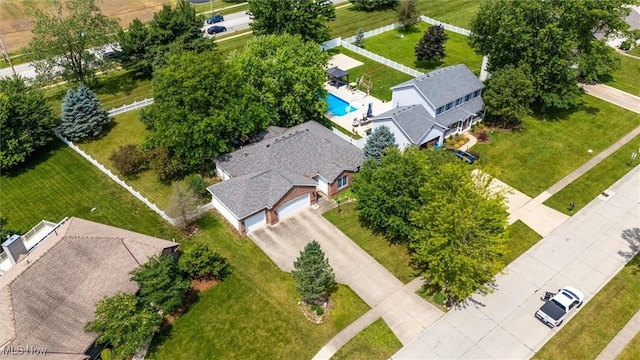 1012 Woodland Chase, Grafton, OH 44044 - bird's eye view of a pool area