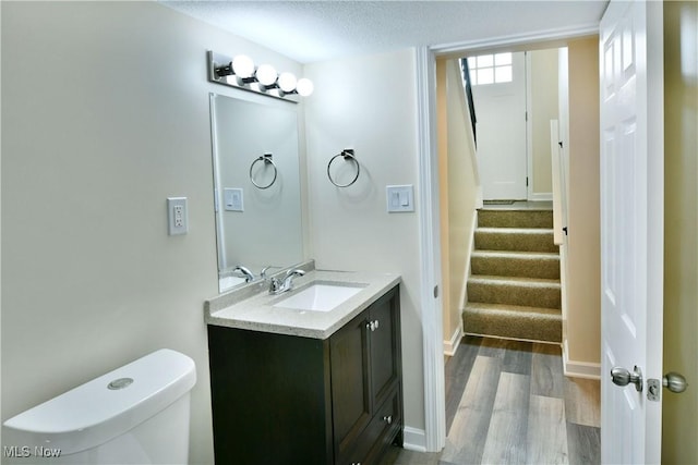 22 Camrose Dr, Niles, OH 44446 - half bath with vanity and wood finished floors
