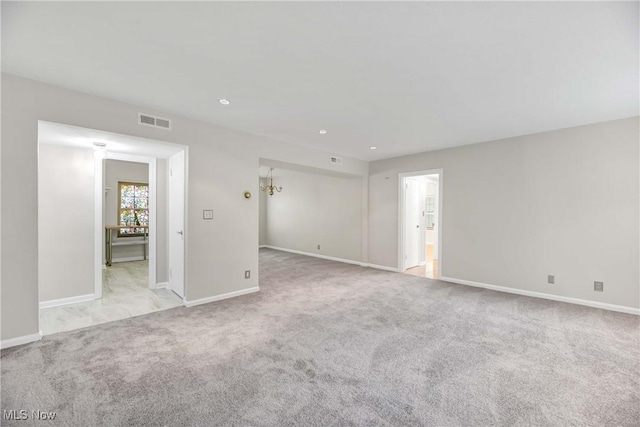 15875 Van Aken Blvd Unit 101C, Shaker Heights, OH 44120 - carpeted spare room with baseboards and recessed lighting