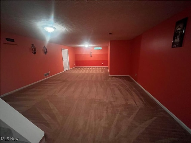 1235 Canyon View Rd, Sagamore Hills, OH 44067 - carpeted spare room featuring baseboards and a textured ceiling