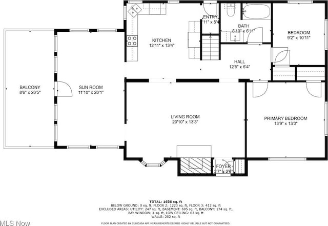 2515 Saratoga Ave SW, Canton, OH 44706 - view of property floor plan