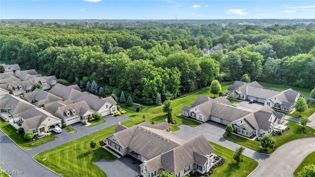 3845 Windsor Bridge Cir, Huron, OH 44839 - aerial view of residential area with a forest