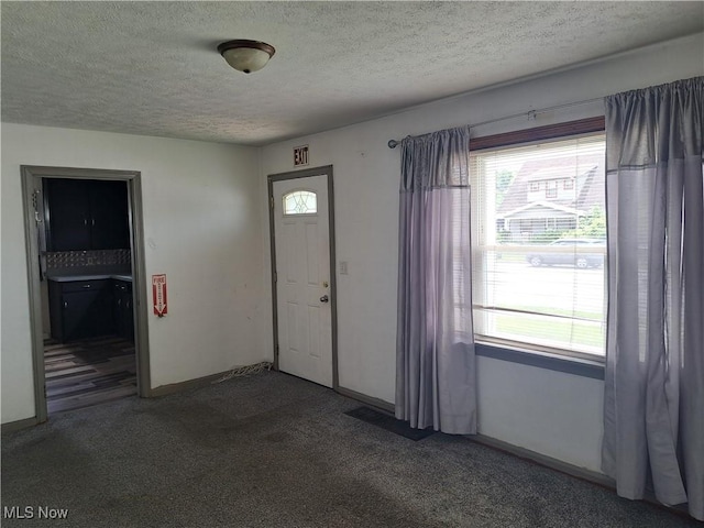 2239 N Ridge Rd E, Lorain, OH 44055 - carpeted entrance foyer with a textured ceiling
