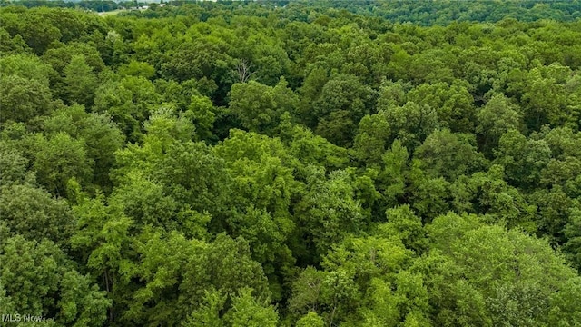 61342 High Hill Rd, Cambridge, OH 43725 - aerial view of property and surrounding area featuring a heavily wooded area