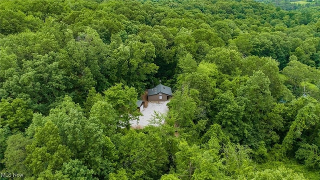 61342 High Hill Rd, Cambridge, OH 43725 - view of subject property with a heavily wooded area