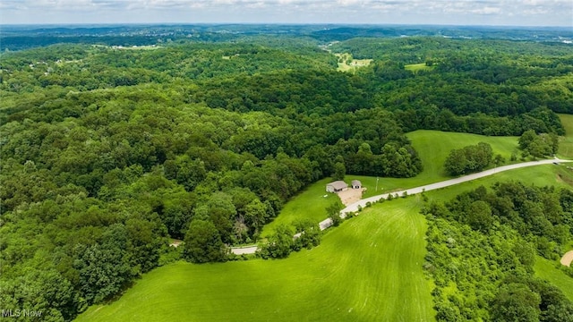 61342 High Hill Rd, Cambridge, OH 43725 - aerial view of a heavily wooded area