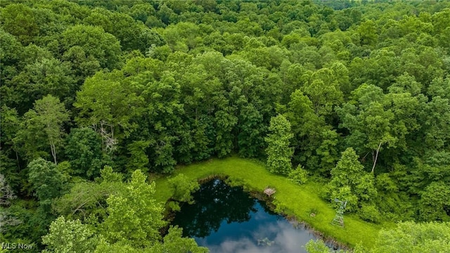 61342 High Hill Rd, Cambridge, OH 43725 - bird's eye view of a nearby body of water and a heavily wooded area