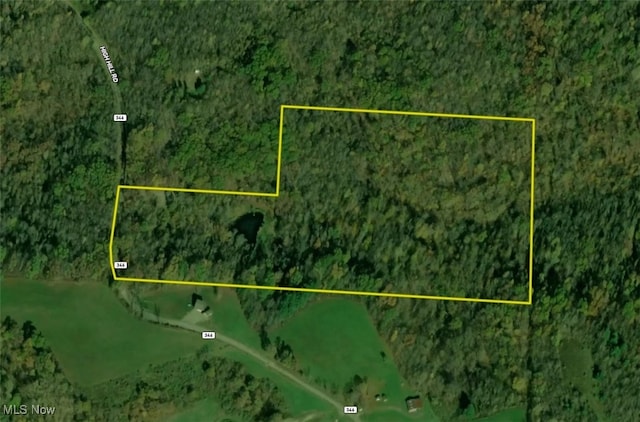 61342 High Hill Rd, Cambridge, OH 43725 - map / location with property boundaries highlighted