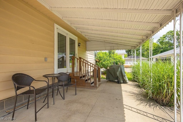 505 Lansing Rd, Akron, OH 44312 - view of patio featuring area for grilling