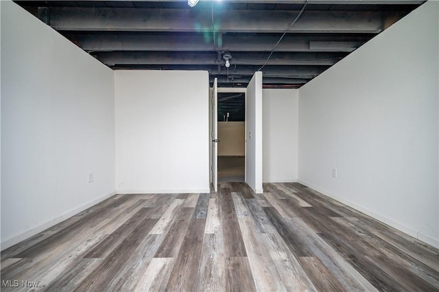 595 Elm St, Struthers, OH 44471 - finished basement with wood finished floors and baseboards