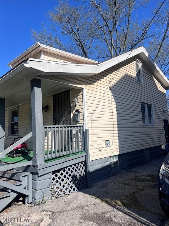 12607 Watterson Ave, Cleveland, OH 44105 - view of home's exterior featuring a porch