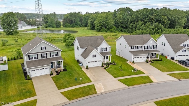 1809 Muirfield Ln, Painesville, OH 44077 - aerial perspective of suburban area with a nearby body of water