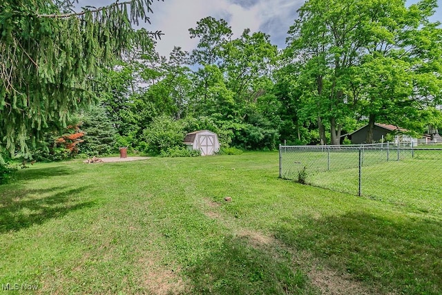 4671 Milford Dr, Perry, OH 44081 - view of yard featuring a shed