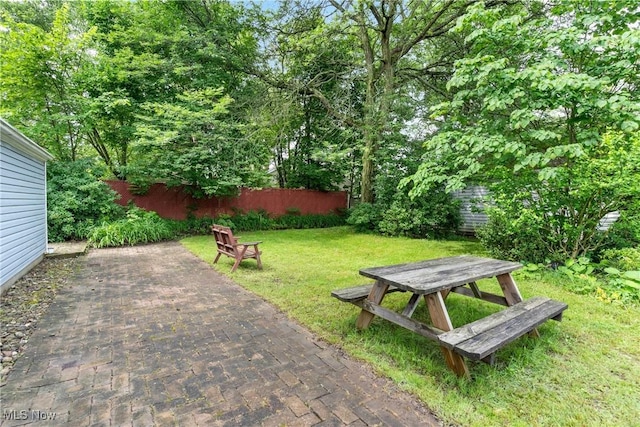 120 Palmetto Ave, Bedford, OH 44146 - view of yard with a patio area
