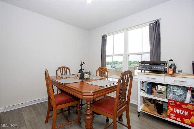 393 Slate Rdg, Barberton, OH 44203 - dining room featuring wood finished floors