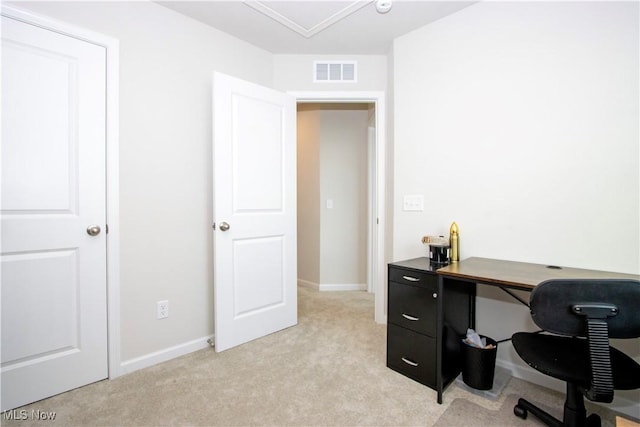 393 Slate Rdg, Barberton, OH 44203 - office area featuring light colored carpet and baseboards