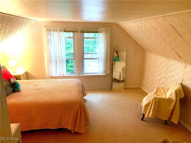 21437 Hillsdale Ave, Fairview Park, OH 44126 - carpeted bedroom featuring vaulted ceiling