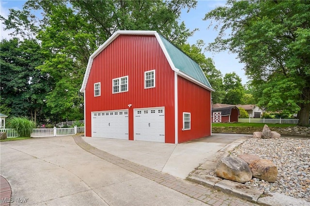 3571 Greenwich Rd, Barberton, OH 44203 - garage featuring a detached garage