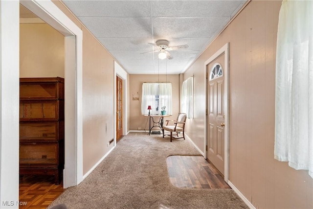 811 E High Ave, New Philadelphia, OH 44663 - hall featuring carpet flooring and baseboards