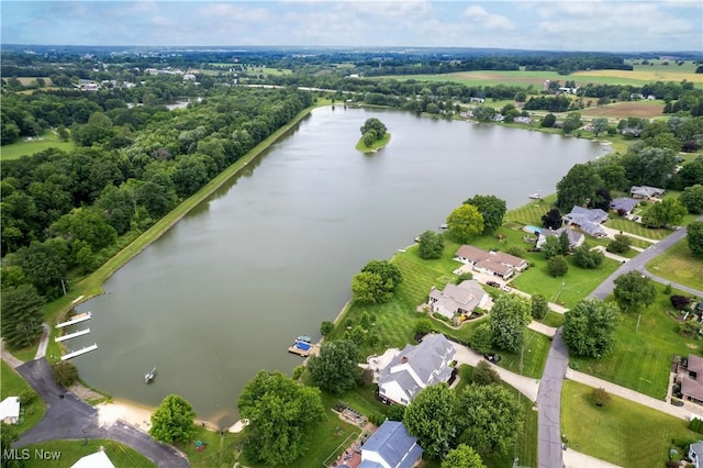 13946 Highview Dr, Dalton, OH 44618 - aerial view of property and surrounding area featuring a large body of water