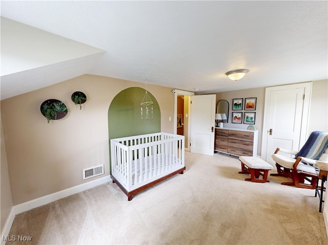 4982 14th St SW, Canton, OH 44710 - bedroom featuring light colored carpet and arched walkways