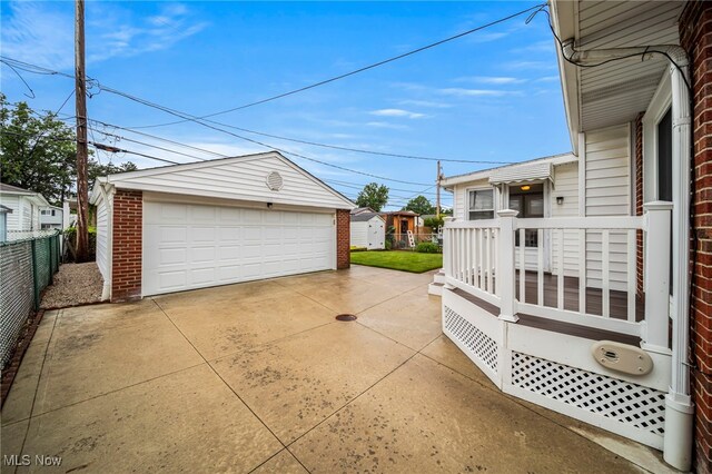 30888 Harrison Rd, Wickliffe, OH 44092 - view of detached garage