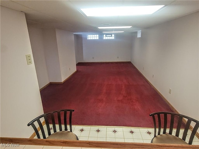 5752 Van Wert Ave, Brook Park, OH 44142 - below grade area featuring carpet floors