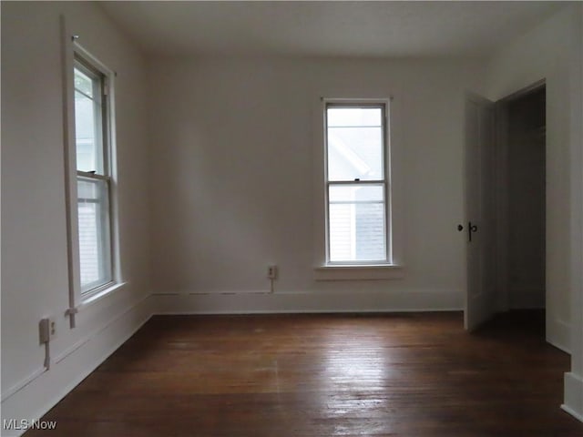 278 Wheeler St, Akron, OH 44304 - spare room featuring healthy amount of natural light and wood finished floors