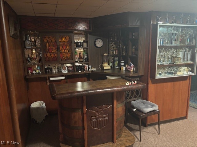 1527 Difford, Niles, OH 44446 - indoor dry bar with carpet floors