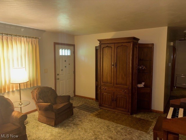 1527 Difford, Niles, OH 44446 - sitting room featuring carpet floors and baseboards