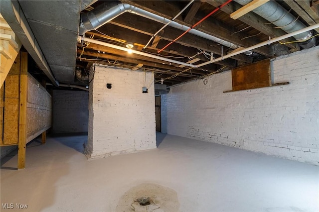 719 N 3rd St, Toronto, OH 43964 - view of unfinished basement