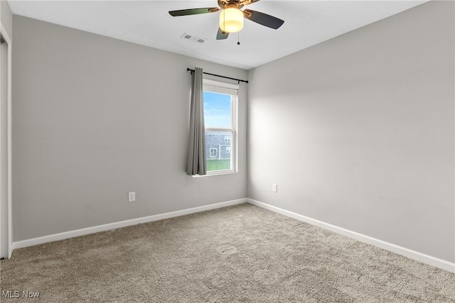 23563 Rebecca Ln, Columbia Station, OH 44028 - unfurnished room featuring ceiling fan and carpet flooring