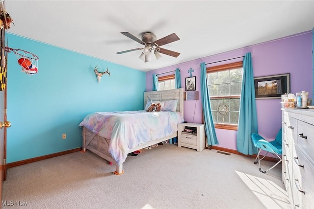 2896 Highview Cir NW, Dellroy, OH 44620 - bedroom featuring carpet floors and ceiling fan