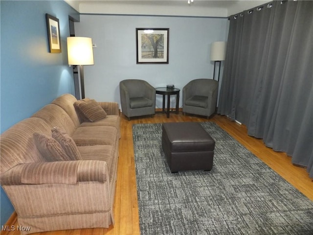 13621 Bellbrook Dr, Brook Park, OH 44142 - living room featuring wood finished floors