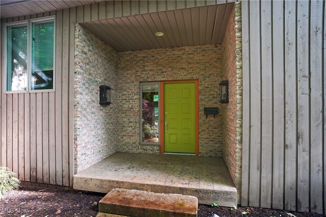 80 Hawthorne Ave, Rittman, OH 44270 - view of exterior entry featuring brick siding